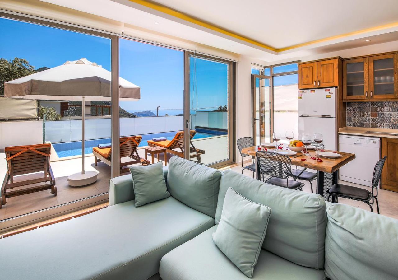 Villa 2 Sleeps 4 Isolated Honeymoon-Villa Sardunya Kaş Exteriör bild